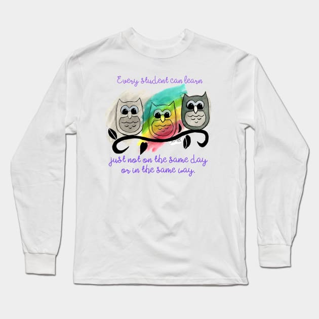 Teacher - Autism Long Sleeve T-Shirt by BladeAvenger